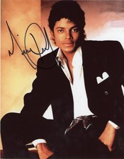 Michael Jackson - Fotografia firmata + certificato di autenticità