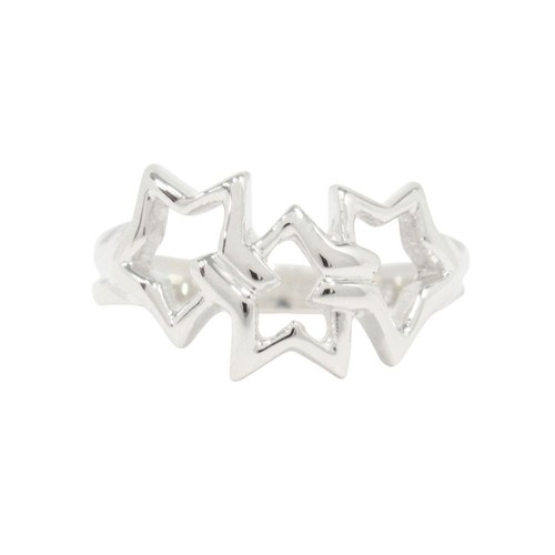Eccellente anello tre stelle - a,