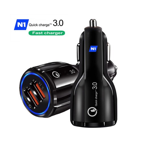 Caricabatteria auto doppio usb - caricabatteria,
