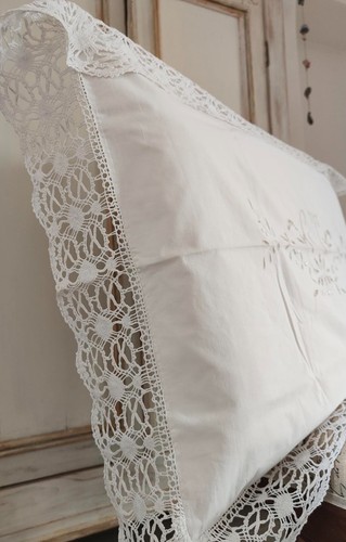 Federa cuscino arredo pizzo - federa,
