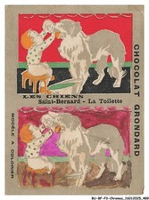 BU-BFP3-0954-CHROMOS - CHOCOLAT-GRONDARD - Les chiens - Daint-bernard - La toi