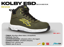 U Power Scarpe Antinfortunische Red Ego Upower KOLBY ESD S3S CI HI HRO FO SR