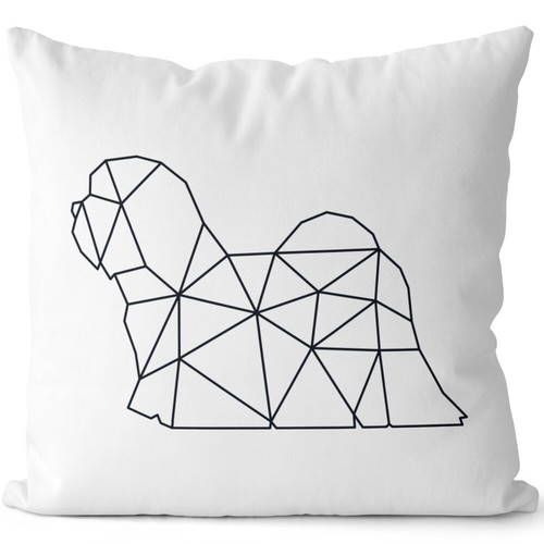 Lhasa apso origami - lhasa, origami-stil