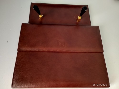 Set scrivania vera pelle - set,