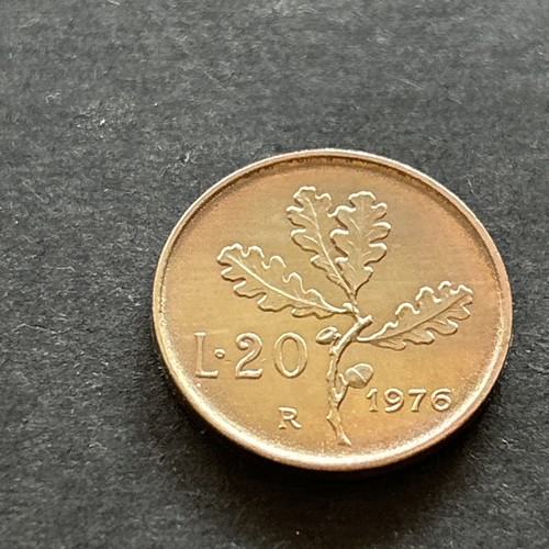 Moneta lire italiana 1976 - moneta,