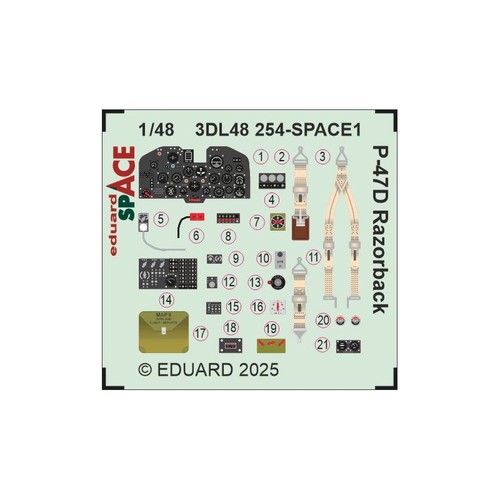 Eduard 3dl48254 spazio 47d - eduard,