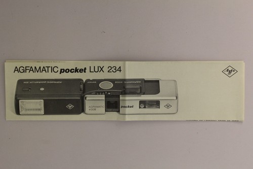 Agfa pocket lux 234 manuale - pocket,