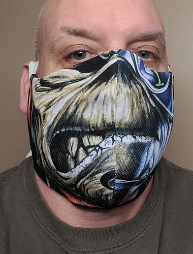 Maschera viso iron maiden - iron,