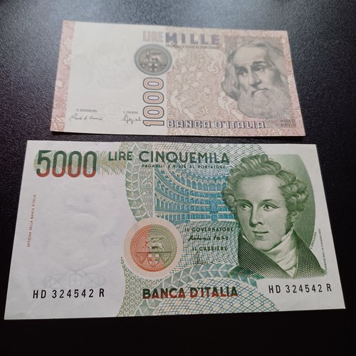 Vecchie banconote italiane - vecchie,
