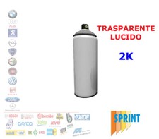 BOMBOLETTA SPRAY VERNICE TRASPARENTE LUCIDO 2K BICOMPONENTE RITOCCO AUTO MOTO