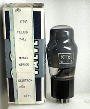 1 tubo NOS KT61 GEC 6P25 CV1853 EL33 pentodo potenza fascio