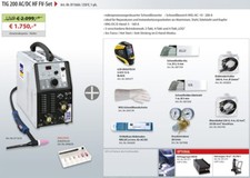 GYS Saldatrice TIG 200 200L AC DC HF 011816 Raffreddata Ad Acqua In Set D11666
