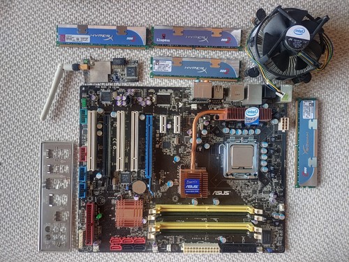 Kit asus p5k - asus, p5k-e