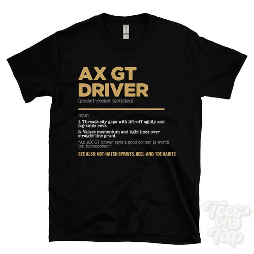 Shirt driver stile - t-shirt, gt
