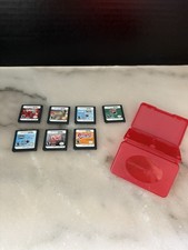 Lotto bundle 7 cartucce giochi Nintendo DS e custodia