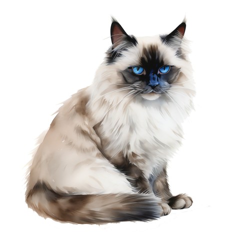 Adesivi ragdoll gatto - adesivi,