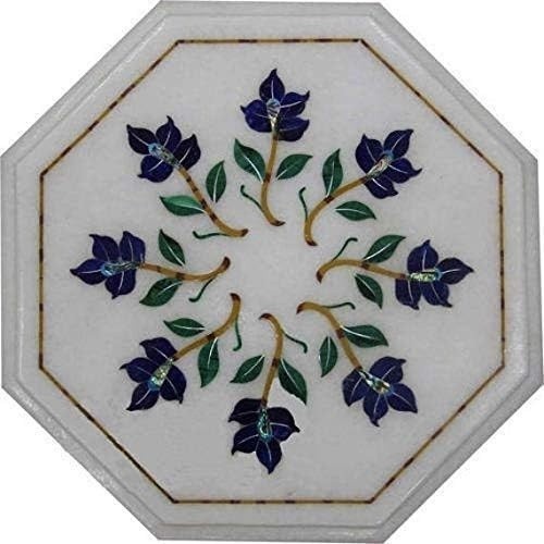 Tavolino intarsiato pietra