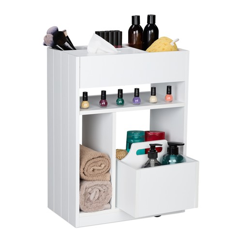 Carrello salvaspazio bagno - carrello,