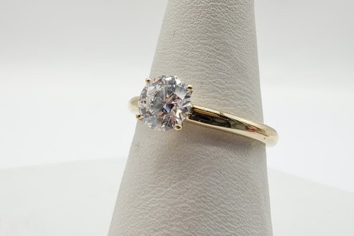 Gold ring mit diamant 53 - gold, gr.