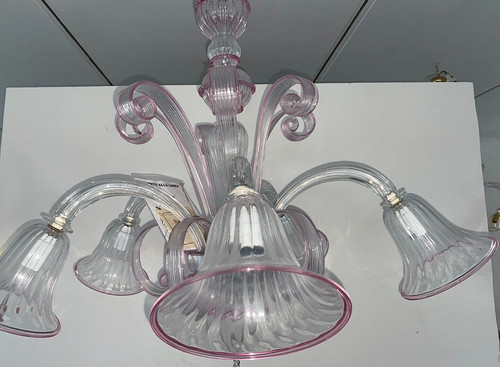Lampadario vetro murano luci - lampadario,