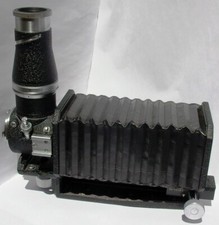 VISOFLEX LEITZ 1 NERO COMPLETO COMPOSTO DA UN LUPE, UN SOFFIETTO E ADATTATORE 