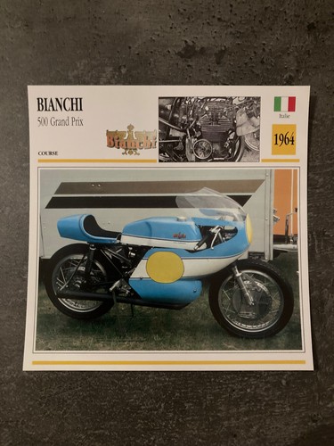 Carte fiche moto collection - fiche,