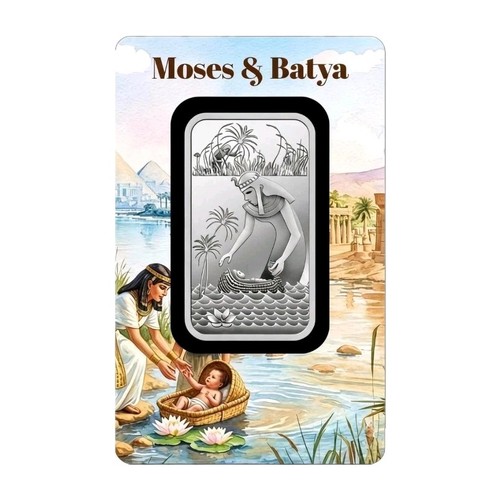 Lingotto argento pamp moses - lingotto,