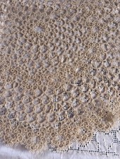 Centrino in chiacchierino in seta di diametro 36 cm 