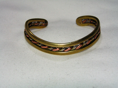 Bracciale cuffia ottone - bracciale,