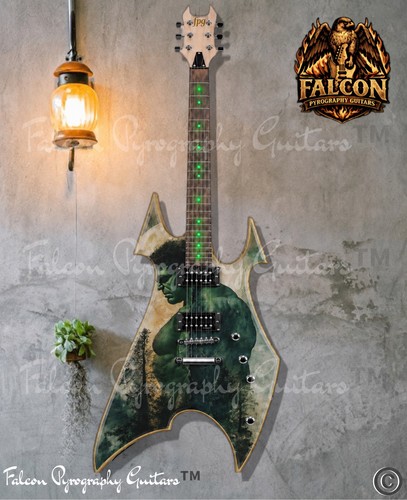 Chitarra elettrica fatta - , a