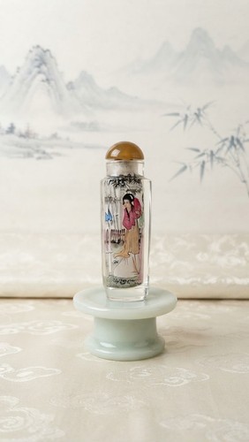 Coppia bottiglie snuff cinese - bottiglie,