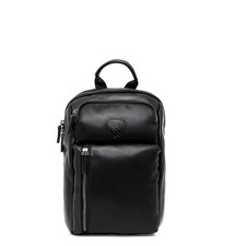 Zaino uomo Blauer Nero Zaini pelle Lavoro DOYERS02 Viaggi Backpack Monospalla