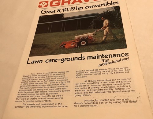 Gravely great 12 trattori - gravely,