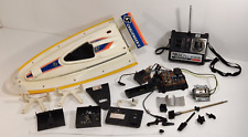 NIKKO BARCA MOTOSCAFO CHALLENGER V 5 VINTAGE RC BOAT RICAMBI RADIOCOMANDATA 1:10