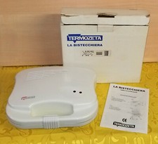 TERMOZETA LA BISTECCHIERA TOAST & GRILL COMPACT 750W PIASTRA ANTIADERENTE BIANCA