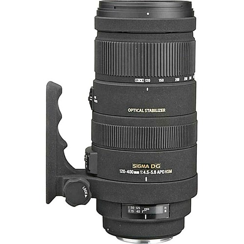 Sigma 120 400 - mm, f/4.5-5.6