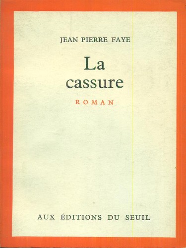 Cassure faye jean pierre - la,