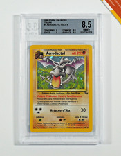 Pokemon BGS 8.5 Aerodactyl #1 Holo Fossil Unlimited 1999 Italiano