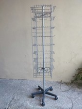 Espositore Girevole 4 lati metallo Grigio 