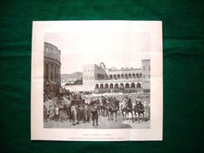 Nel 1895 l'entrata di Ruggero I a Palermo, bozzetto di Giuseppe Sciuti