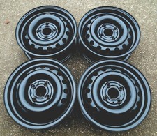 4 cerchi in acciaio 5Jx14H2 4x100 ET45 ML60mm per Nissan Micra K12 / #A-9512