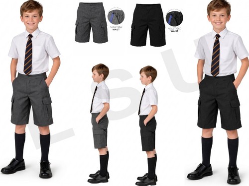 Pantaloncini cargo regolabili