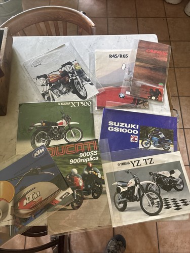 Lotto brocure moto anni - brocure,