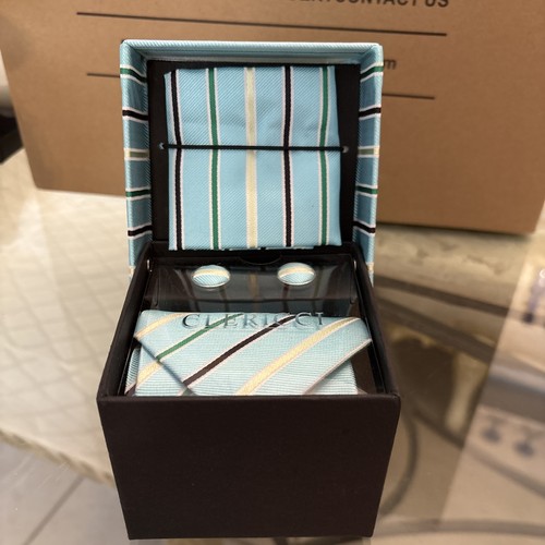 Clericci tie cufflink - clericci, tie,