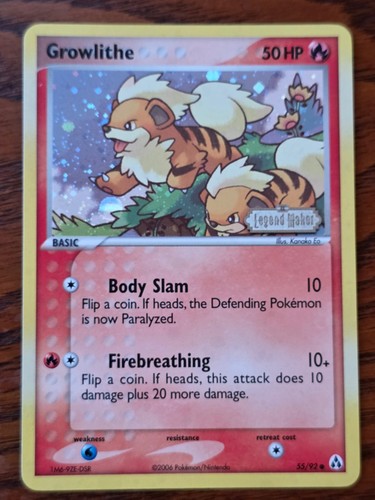 Growlithe reverse holo - growlithe,