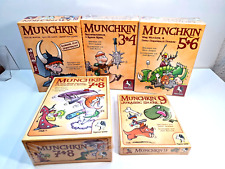 Munchkin Gioco Base + Espansioni 2+3+4+5+6+7+8+9 (NUOVO) Pegasus - Tedesco
