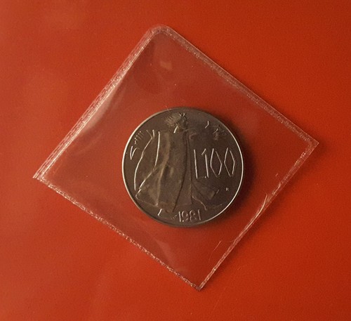 100 lire 1981 - 100, san