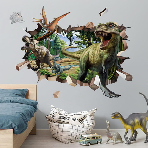 Dinosaur wall stickers kids - stickers,