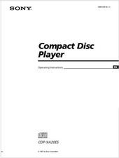Sony cdp xa20es lettore - cdp-xa20es, cd