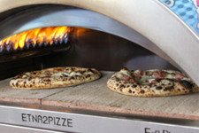 FORNO PER PIZZA ETNA 2 PIZZE GAS 70X40 CM EDIL PLANET FORNI IN ACCIAIO INOX